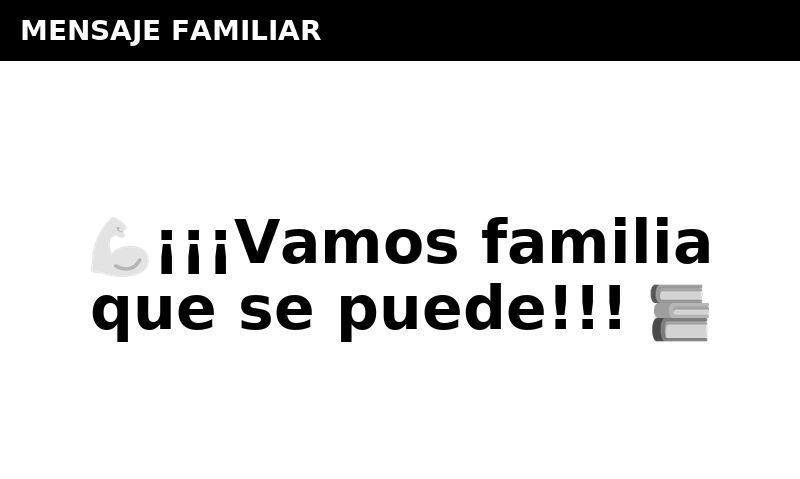 Mensaje global en el tablero